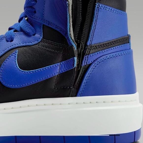 Nike Air Jordan 1 Elevate High Platform Sz 5.5 Darkash/ Hyper Royal Aesthetic - Picture 4 of 9